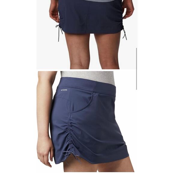 Columbia Women’s Casual Skort Navy Athletic 'Anytime' Size Medium - Picture 4 of 8